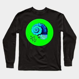 Fish Shell Art 7 Long Sleeve T-Shirt